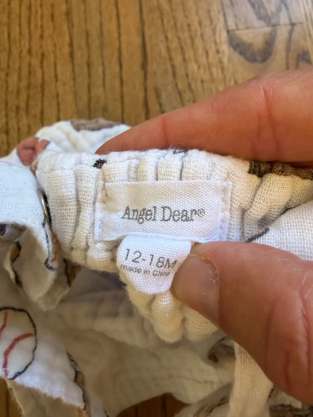 Angel Dear 12-18m Baseball romper